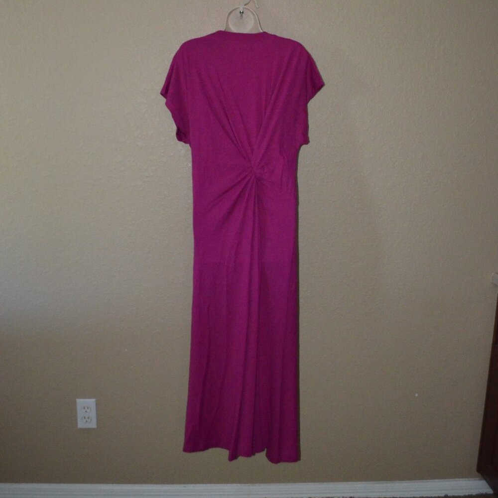 NWT $298 Apiece Apart Fuschia Volta Twist Maxi Dress - Picture 11 of 13